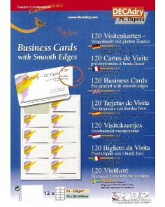 Decadry Shade Business Cards, Pack of 120