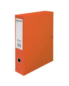 Eastlight Karnival Box File Foolscap Orange