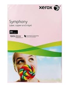  Xerox Symphony Paper, A4, 80gsm, Pastel Tints Pink Pack of 50 sheets