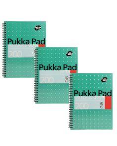 Pukka Jotta Wirebound Notebook, A5, Pack of 3