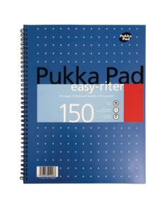 Pukka Easy-Riter A4 Wirebound 4 Hole Notebook, Pack of 3