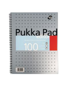 Pukka Wirebound Editor Notebook, Pack of 3