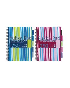 Pukka Project Books, Polypropylene Cover, A4, Pack of 3