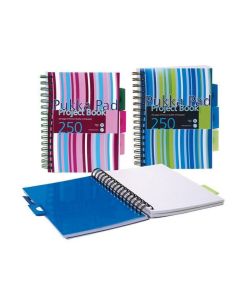 Pukka Project Books, Polypropylene Cover, A5, Pack of 3