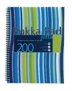 Pukka Polypropylene Cover Wirebound Notebook, A4, Blue