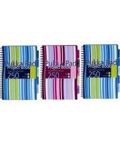 Pukka Project Books, Hardcover, A4, Pack of 3