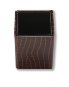 Crocodile Grain Leather Pencil Tub