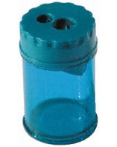 Rapesco Double Barrel Pencil Sharpener Turquoise