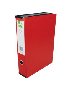 Q Connect Box File, Foolscap, Red, Pack of 5.