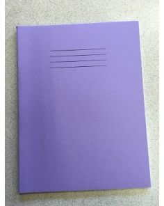 Rhino 9 x 7 inch Maths Exercise Book, 10mm Squares, Lilac