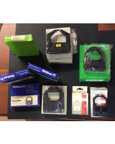 Joblot 12 Assorted Typewriter Ribbons compatible Panasonic, Brother, Fujitsu, Centronics