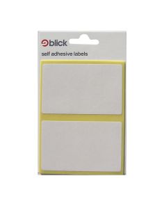 Blick Labels Bag. 50 x 80mm. White. Pack of 14 x 20 packs = 280 labels