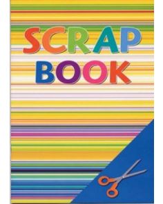 A3 Scrap Book, 32 Pages Bright Coloured Paper