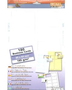 Decadry 185gsm Business Cards, Pack of 180