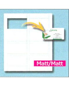 Decadry Perforated Inkjet Business Cards, 200gsm, Pack of 64