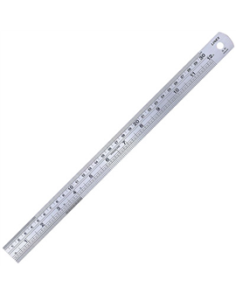 Linex Stainless Steel Ruler Length:30cm Width:19mm