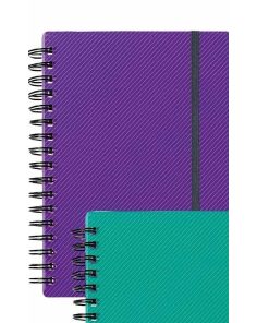 Snopake A4 NoteGuard Hardback Notebook, Purple