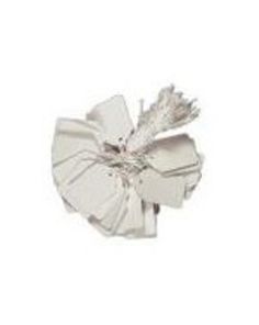 Zip White Strung Tags