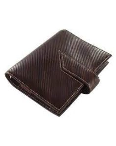 Filofax Tropic Personal Italian Calf Leather Organiser with Magnetic Fastener, Mahogany