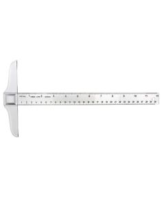 Linex Sketching T-Square with 2 bevels, Length:300mm, Width:27mm, Thickness:2.5mm