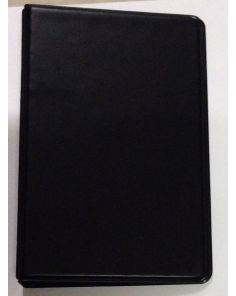 Twinlock Style Memo Book & Feint Ruled Paper,180 x 115mm (6.75 x 3.75 inches), Black