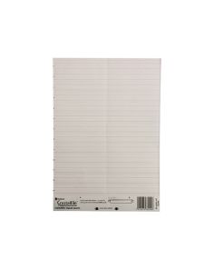 Twinlock Crystalfile Linked Suspension File Toptab Inserts,  White Card, 78290, Pack of 50 Tabs