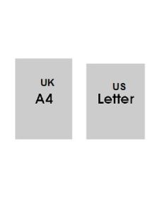 US Letter Size Acid Free Card 170gsm White Per Ream