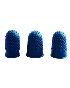Q Connect Thimblettes Size 1 Blue, Pack of 3
