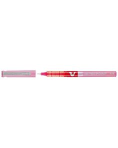 Pilot V5 Hi-Tecpoint Extra Fine Needlepoint Tip 0.5mm Rollerball Pen Pink