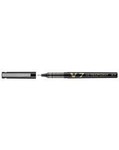 Pilot Hi-Tecpoint V7 Liquid Ink Rollerball Pen Medium Tip 0.7mm Black