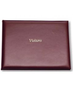 Finecell Leather Visitors Book