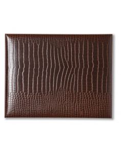 Crocodile Grain Leather Visitors Book