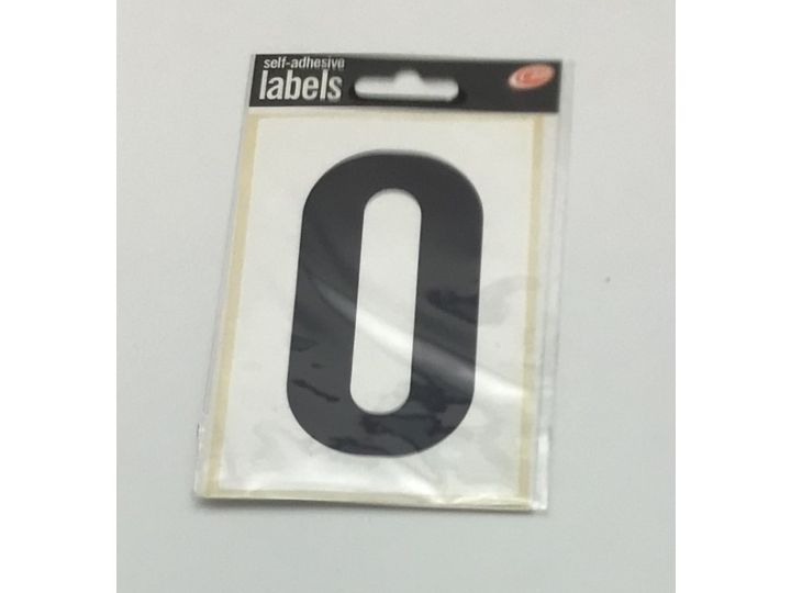Wheelie Bin Adhesive Label No: 0 Size 120 x 80mm 1 sheet