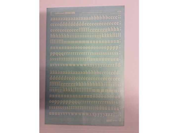 Letraset White 1625 48pt.Plantin Bold Condensed