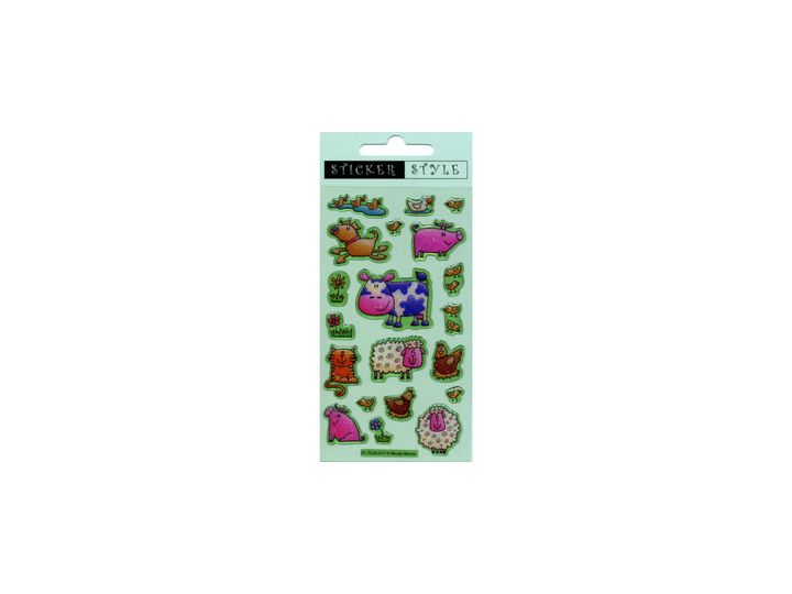 Paper Projects Stickers. Farm Animals