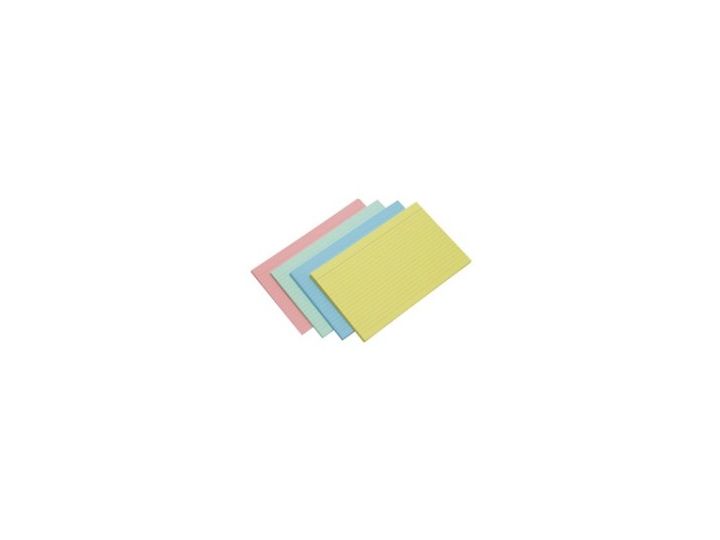Exacompta Coloured Record Cards Plain 205gsm