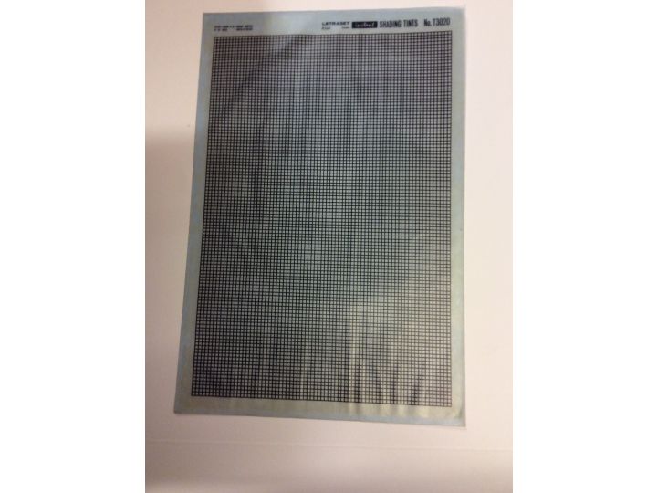 Letraset Shading Tints Black T3020 Squares