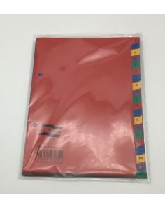 Europa A5 Dividers, A-Z (20 Part), 2 Hole Punched