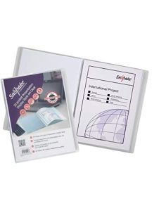 Snopake Presentation Display Book, A4, 20 Pocket, Classic Clear Cover