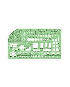 Linex Universal Architecture Template, Size:200x115mm