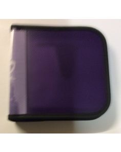 Snopake Zip CD Wallet, Purple