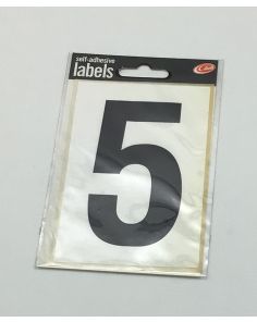 Wheelie Bin Adhesive Label No: 5 Size 120 x 80mm 1 sheet