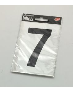 Wheelie Bin Adhesive Label No: 7 Size 120 x 80mm 1 sheet