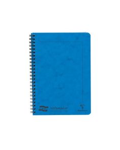 Clairefontaine Europa Notemaker Wiro Notebook A5 90gsm 120 Page Blue
