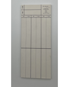 Bridge Score Cards, Two Pads of 50 Sheets