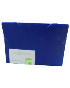Q Connect Expanding File, 13-Pocket, Blue