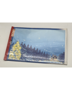 Decadry 3 Fold Event Cards A4 Christmas Welcome 135gsm Pack of 25 sheets