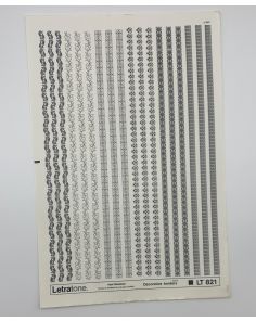 Letraset Letratone 821 Decorative Borders