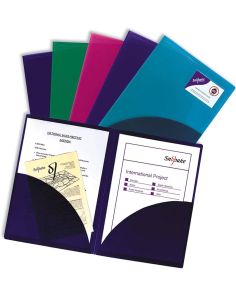 Snopake TwinFile (335x240mm) A4 Electra Pink