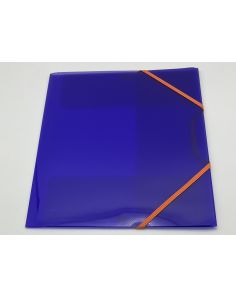 Snopake Filelastic A4 Electra Purple, Orange Elastic